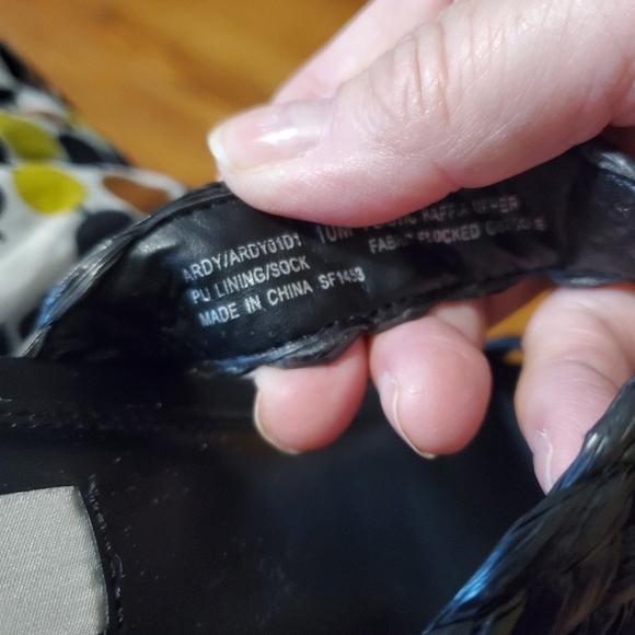 Steven New York "Ardy" Raffia Espadrille Wedge Double Strap Sandals Size 10 - Picture 14 of 14